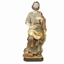 Heiliger Josef mit Winkel & Hobel Statue Polyresin 36 cm