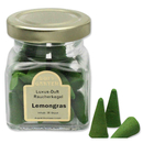 Rucherkegel Lemongrass 35 Stck im Glas