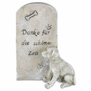Hunde Erinnerungsstein / Tier Trauerstein Danke fr die...