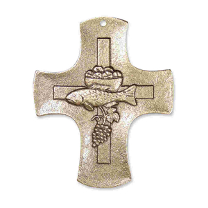 Bronzekreuz Kommunion 9 cm