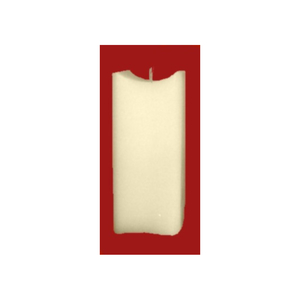 Formenkerze Kerze Vierkant elfenbein 210 x 80 mm gestalten Hochzeitskerze -Taufkerze