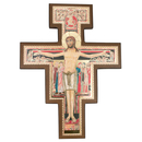 Wandkreuz / Franziskus-Kreuz Holz 40 x 29 cm