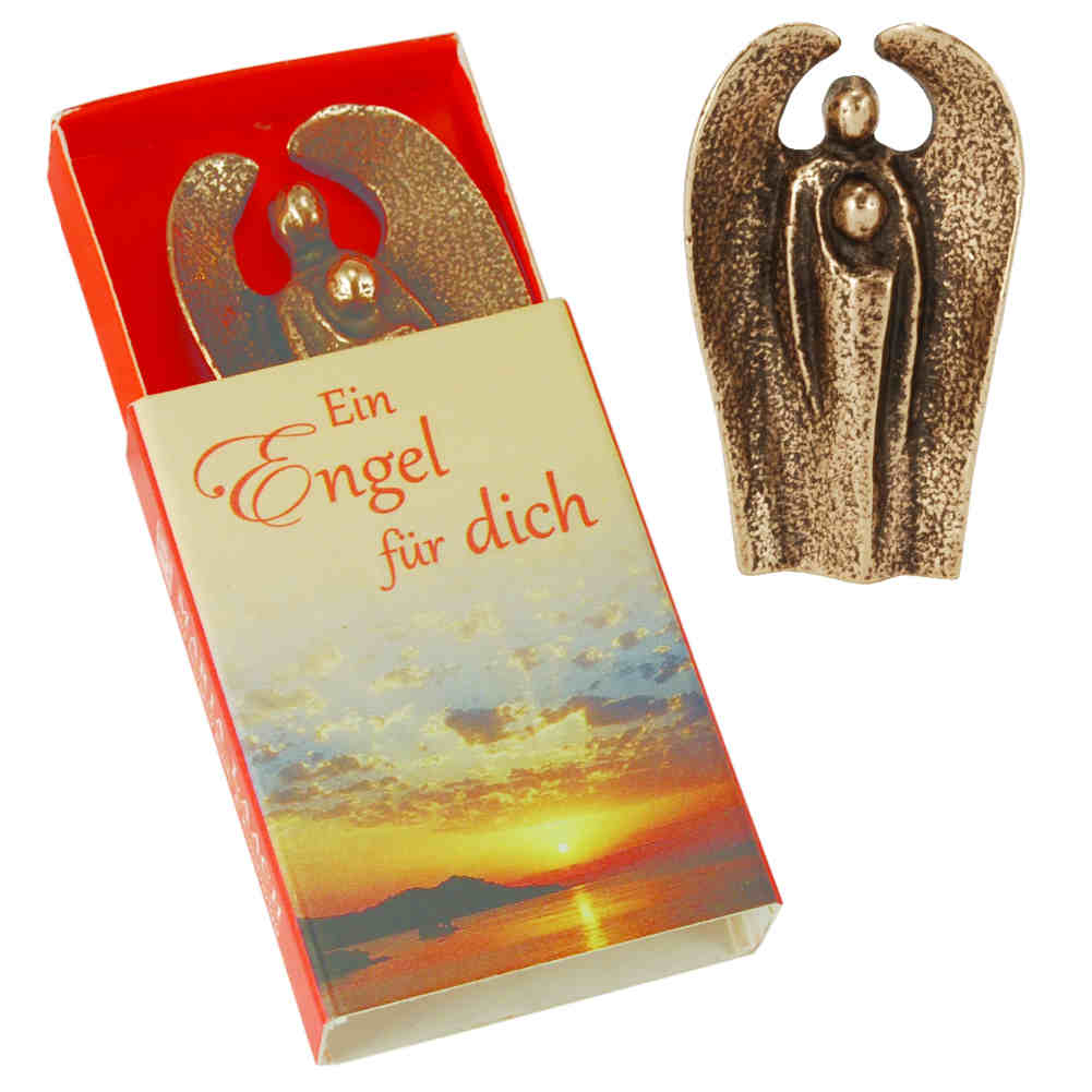Handschmeichler Figur Engel - Schutzengel Bronze 4,5 x 2,5 cm, 26,99 €
