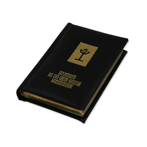 Steinbrener Gebetbuch schwarz Kelch Kommunion Goldschnitt Buch klein 9 x 6,5 cm