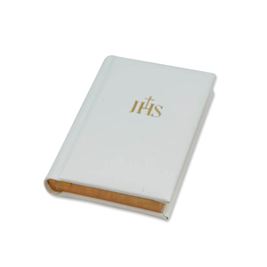 Steinbrener Gebetbuch weiß IHS mit Goldschnitt kleines Buch 9 x 6,5 cm
