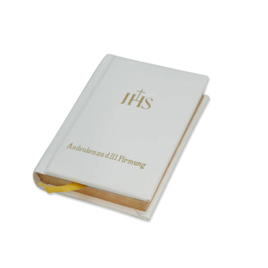 Steinbrener kleines Gebetbuch weiß IHS - Firmung mit Goldschnitt 9 x 6,5 cm