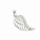 Engelsflgel Anhnger 925 Sterling Silber mit Zirkonia...