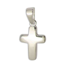 Kreuz Anhnger / Taufkreuz 925 Sterling Silber glanz 1,4 cm