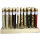 Weihrauch in Glasr�hren im Holz-Display 5 x 10 St�ck...