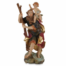 Heiliger Christophorus  mit Kind Polyresin 20 cm