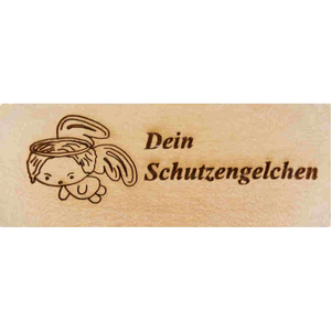 Handschmeichler Holz Dein Schutzengelchen 6,3 x 4 x 1,5 cm