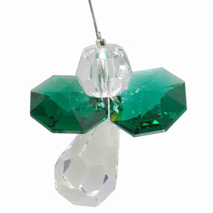 Kristall Engel - Schutzengel Alexis Emerald - Grün 3 cm zum Hängen