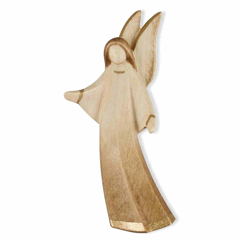10 oder 15 cm Höhe Engel handgeschnitzt aus Krokodil-Wood 5 wahlw Holz-Engel 