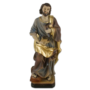 Heiliger Josef mit Winkel & Hobel Schutzpatron Zimmerleute - Heiligen Figur