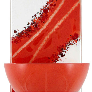 Weihwasserkessel Fusing Glas modern rot - weiß Fusingglas 15 x 6,5 x 5 cm Unikat