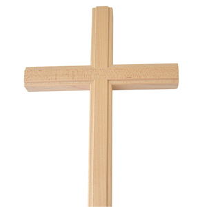 Wandkreuz Holzkreuz Ahorn natur Balken gerade 26 x 14 cm Schmuckkreuz