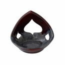 Kerzenleuchter - Teelichthalter Flamme Keramik Rubin 11 x...