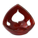 Kerzenleuchter - Teelichthalter Flamme Keramik Rot 11 x...