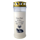 Katzen Grabkerze Dauerbrenner 7 Tage wei - Dein Platz...