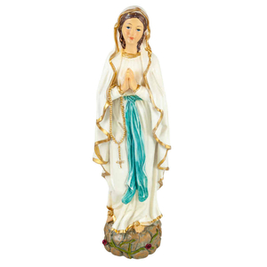 Madonna Lourdes Statue Polyresin 30 cm