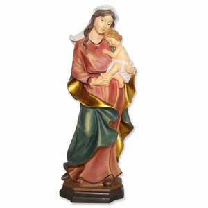 Madonna mit Kind Statue Polyresin 40 cm