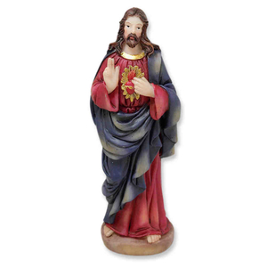 Herz Jesu Statue Kunststein 12 cm