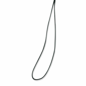Ziegenlederband 1,2 mm schwarz 100 cm