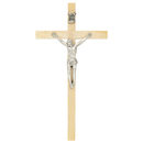 Sterbekreuz / Handkreuz Holz natur ohne Bohrung 13 cm