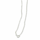 Panzerkette - Alpacca-Collier silberfarben 42 cm