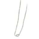 Alpacca-Collier Venezia silberfarben 45 cm