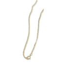 Panzerkette - Alpacca-Collier goldfarben 38 cm