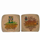 Gebetsw�rfel Tischgebete Holz natur / bunt 6 cm