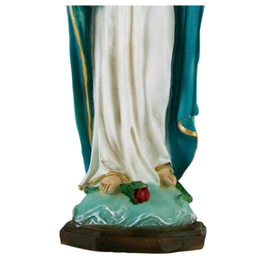 Madonna Empfängnis Statue Polyresin 20 cm