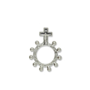 Gebetsring / Fingerrosenkranz Metall mit Kugeln...